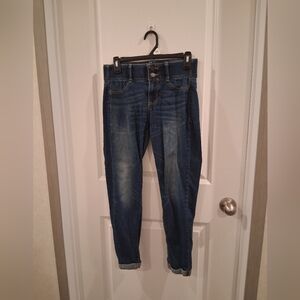 Apt. 9 Women's Dark Blue Washed Capri Jeans